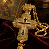 Orthodox Bishop’s Pectoral Cross: A Regal Symbol of Sacred Authority - side view