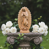 Guatalupe Beech Wood Tabletop Ornament - craftsmanship detail