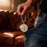 St. Benedict Home Blessing Titanium Steel Pendant