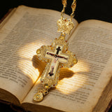 Orthodox Bishop’s Pectoral Cross: A Regal Symbol of Sacred Authority - faith-inspired design detail