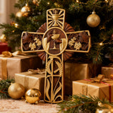 Eucharistic Chalice Wooden Cross: A Christian Symbol of the Last Supper & Redemption