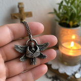 Seraphim Angel Pendant Necklace Angel Wings Amulet