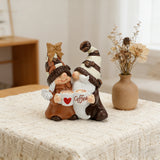 offee Couple Gnome Resin Figurine | Valentine's Day Gift