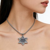 Stainless Steel Star of David Jewish Necklace: A Timeless Symbol of Heritage & Faith