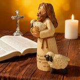 The Good Shepherd Resin Figurine: "The Lord is My Shepherd" ✨🙏