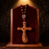 Handcrafted Wooden Rosary Cross: A Devotional Symbol of Faith, Craftsmanship, and Heartfelt Gifting