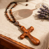 Handcrafted Wooden Rosary Cross: A Devotional Symbol of Faith, Craftsmanship, and Heartfelt Gifting