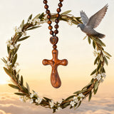 Handcrafted Wooden Rosary Cross: A Devotional Symbol of Faith, Craftsmanship, and Heartfelt Gifting