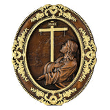 Jesus Agony in the Garden Wood Carving, Home Wall Religious Pendant Decoration - BGCOPPER