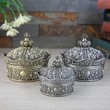 Zinc alloy vintage crown jewelry box - BGCOPPER