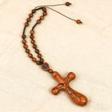 Handcrafted Wooden Rosary Cross: A Devotional Symbol of Faith, Craftsmanship, and Heartfelt Gifting