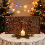 Creation of the World Wood Art: A Sacred Narrative in Warm Beechwood