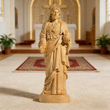 Sacred Heart of Jesus Wooden Statue: A Tribute to Unfailing Love