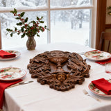 First Communion Christian Wood Carving - Sacrament of the Holy Eucharist Plaque