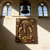 Jesus Ascension Solid Wood Relief: The Perfect Faith Gift for Disciples