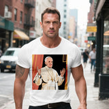 Pope Francis Printed T-Shirt Short Sleeve Commemorative - BGCOPPER