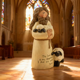 The Good Shepherd Resin Figurine: "The Lord is My Shepherd" ✨🙏