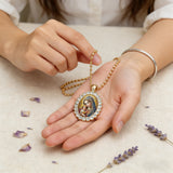 Bohemian Our Lady & Child Necklace & Keychain