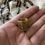 Saint Benedict Ring,ward off spiritual and physical dangers