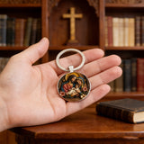 Holy Family Keychain: Carry the Warmth of the Nativity Wherever You Go