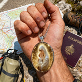 “Madonna & Child” Christian Necklace – A Symbol of Maternal Grace, Devotion, and Heavenly Protection