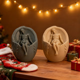 Oval Jesus Scented Candle: A Sacred Embrace of Resurrection & Devotion