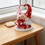 Love Heart Gnome Resin Figurine | Romantic Home Decor
