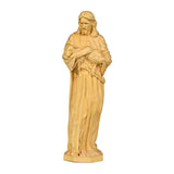 Jesus Goat Wooden Round Carved Tabletop Ornament - BGCOPPER