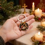 Holy Family Keychain: Carry the Warmth of the Nativity Wherever You Go