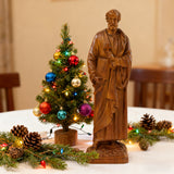 St. Peter Boxwood Sculpture Hand-Carved Apostle Figure | Your Spiritual Companion in Faith & Restoration