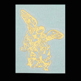 Luxury Religious Jesus Virgin Mary Gold Plated Copper Mobile Phone Decorative Sticker - BGCOPPER