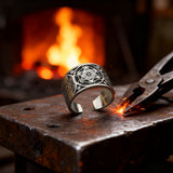 Archangel Metatron Life Angel Seal Adjustable Ring Solomon Kabbalah Amulet