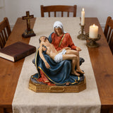 Pietà Resin Statue: A Christian Symbol of Mary’s Grief & Christ’s Redemption