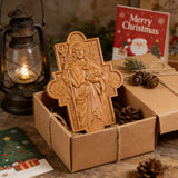 God's Shepherd religious gift Wooden carved chrirstian wall art