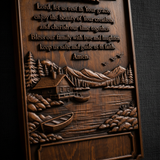 Lake House Prayer Wood Wall Plaque