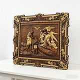 The Baptism of Christ Hand-Carved Wooden Wall Art: A Sacred Tribute to New Life