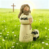 The Good Shepherd Resin Figurine: "The Lord is My Shepherd" ✨🙏
