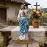 Our Lady of the Sacred Heart Resin Statue: A Gentle Companion of Love and Faith - size and finish detail