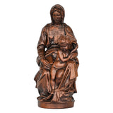 Our Lady of Bruges Jesus Wooden Tabletop Display - BGCOPPER