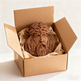 Handcrafted Beechwood Jesus Thorn Crown Wall Hanging — A Sacred Reminder of His Everlasting Love