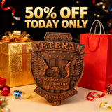 50% Off Today!'I'm a Veteran' Wooden Wall Decor - Best Veteran's Day Gifts