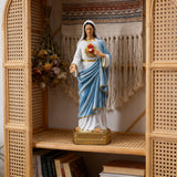 Our Lady of the Sacred Heart Resin Statue: A Gentle Companion of Love and Faith - side view