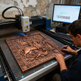 St. George the Victorious Hand-Carved Wood Icon – A Symbol of Courage & Faith