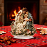 Holy Family 2D Flat Acrylic Decor – A Gentle Reminder of Love & Unity in Your Home