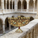 Enamel Hanukkah Menorah