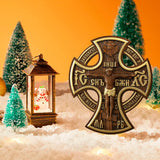 Orthodox Crucifixion Wood Sculpture - Remembering the Significance of Jesus' Crucifixion - BGCOPPER