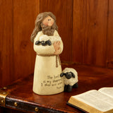The Good Shepherd Resin Figurine: "The Lord is My Shepherd" ✨🙏