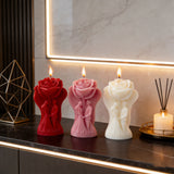 Rose & Couple Aromatherapy Candle: A Romantic Glow for Your Love