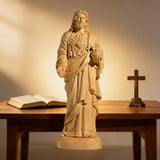 Sacred Heart of Jesus Wooden Statue: A Tribute to Unfailing Love