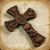 “Bless This Child” Prayer Boy/Girl Cross Wooden Sculpture